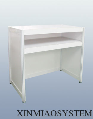 1M hight Information Counter,Octagonal Prism Desk, Customized desk specially for event show/tradeshow booth