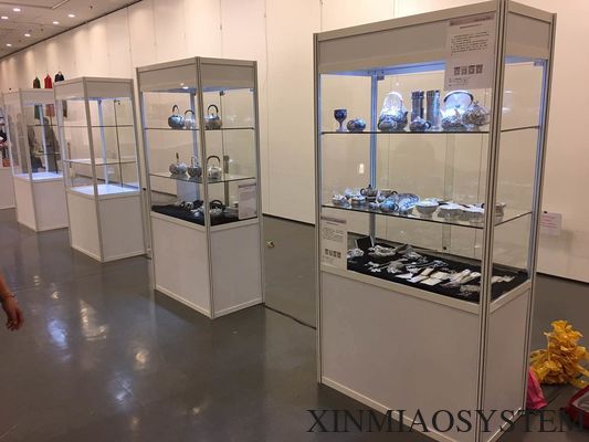 1M hight Information Counter,Octagonal Prism Desk, Customized desk specially for event show/tradeshow booth