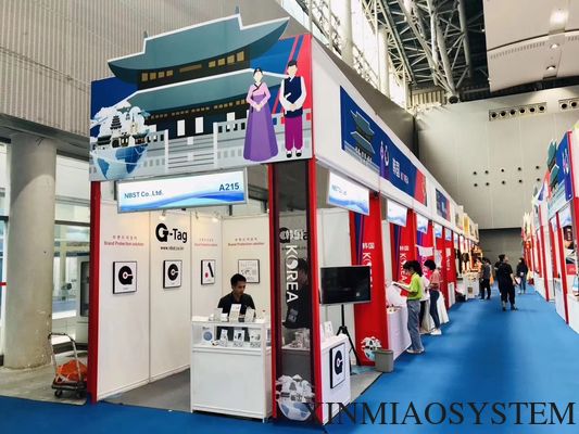 Modular aluminum exhibition booth, portable exhibition booth aluminum made display booth for tradeshow event