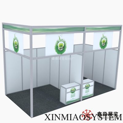 Modular aluminum exhibition booth, portable exhibition booth aluminum made display booth for tradeshow event
