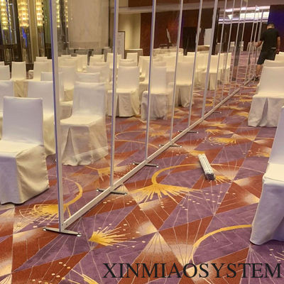 Freestanding Balck/Silver Color Room Divider Screen Sneeze Protection  Front Desk Clear Partitions Screens