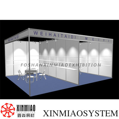 3X3M Standard System Booth, China Modular Aluminum Booth Exhibition System Panel and Exhibition Equipment