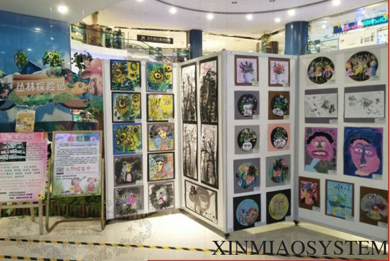Project Display Wall panel with 360° hinges ,Perfect for trade shows, lobbies, professional offices, schools, etc