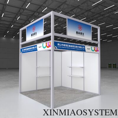 Saudi Arabia Aluminum Modular Shell Scheme Booth for Tradeshow and Event, Exhibition Booth 3x3 &3x6m Supplier in china, Octanorm and Maxima Booth