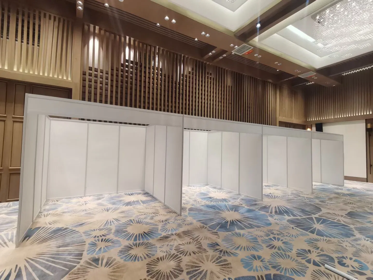 Customized 30mins Quick Build Aluminum Fabric Trade Show Booth Design
